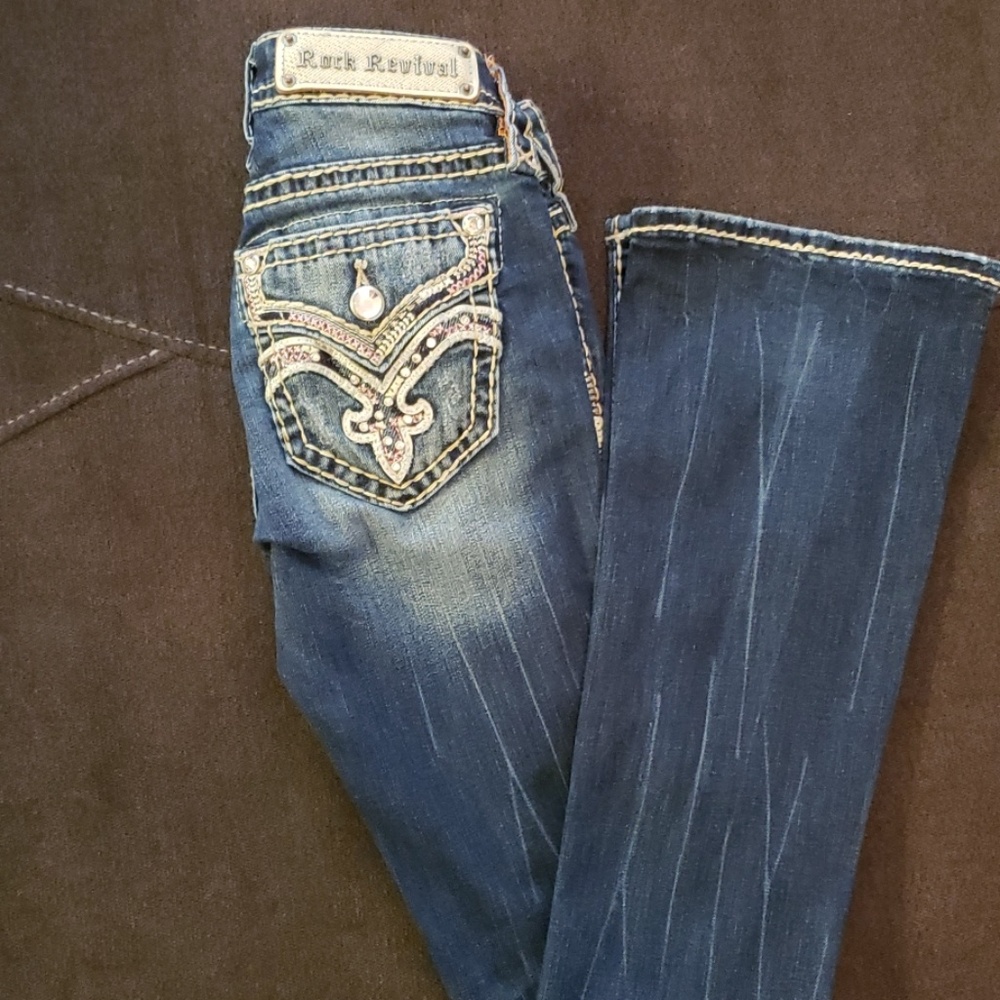 Rock Revival Klandi boot cut Jean's size 24